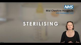 Sterilising | British Sign Language