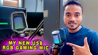 My New usb RGB Gaming Mic 🔥🔥 | Fifin A6T usb Gaming Mic Unboxing and Review