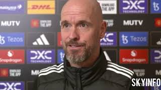 The BEST Fans In The World? Absolutely ! Erik Ten Hag Post Match interview |ManUnited 2-1 Brentford