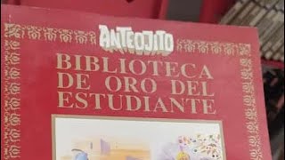 Retro Vintage 44 Libros  Biblioteca de Oro del Estudiante más biblioteca todo original de Anteojito