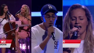 Mercy & Mia, Joe Tannoes, Tegan Martonyi | The Voice Australia 6 (2017) | Blind Auditions