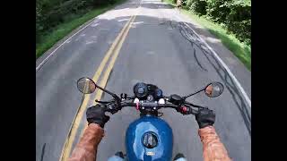 Test Riding the NEW Royal Enfield Shotgun 650 . . . Helmet Cam Part 1 of 2