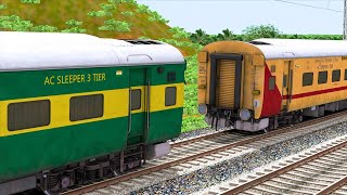 ICF GARIP RATH COUPLING ICF UTKRISHT COACH | BUMPY RAILROAD | TRAIN SIMULATOR 2022 | RAILROAD