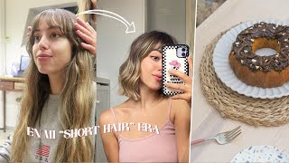 NECESITABA UN CAMBIO 💇l Nuevo look, reacciones y un bizcocho de zanahoria fallido ;)