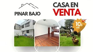 casa en venta, Quito el Pinar bajo