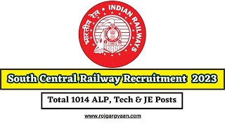 South Central Railway Recruitment 2023