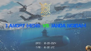 3 ANGRY MENS vs JANDA NGIDAM || SUBCARRIER || ROUND 2 || MATCH 1-2-3 || MWAT