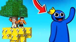 ILHA DE LUCKY BLOCK Vs AZUL BABÃO NO MINECRAFT!! (Sorte Vs Azar) ‹ LOBINHO ›