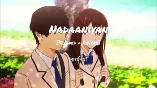 Nadaaniyan Lyrics [Slowed + Reverb] | Akshath | Virul Song | Tranding Song | Lofi Boy 🎶