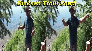 Dickson Trout Pond Fishing || Catch Clean Cook || Buhay Canada