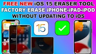 Free New iOS 15 Eraser Tool Restore iCloud Bypassed iPhone/iPad Without Updating to iOS 16 Checkra1n