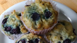 Homebaked Blueberry Muffins #shorts