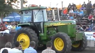 John Deere 4455 pulling LaVisitation 2013 Lyjean part2/2