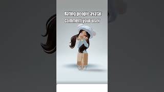 #roblox rating Roblox Avatar's comment your username