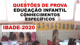 SIMULADO IBADE - Educação Infantil.