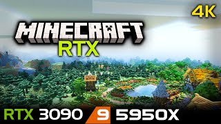 Minecraft RTX | 4K | RTX 3090 | 5950X