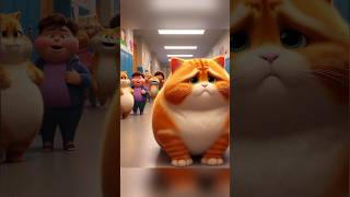 Fat cat bullied at school|Cat participate in talent show#kitten#catemotionalvideo