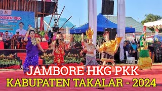 Defile & Atraksi Meriah Peserta Jambore HKG PKK Takalar #tarian #barisan #lomba