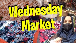 Wednesday Bazar Karachi (heels,bags, dress,jewellery,crockery & Kids shopping- karachi bachat bazar