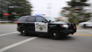 Fast California Highway Patrol Units Respond “Code 3” to Traffic Collision