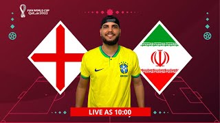 INGLATERRA X IRÃ AO VIVO - MUNDIAL - GRUPO B - 1ª RODADA