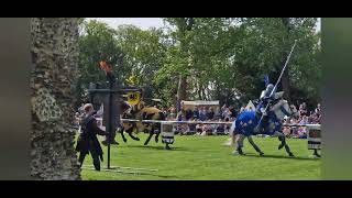 Hedingham castle jousting event 13 apr 2024