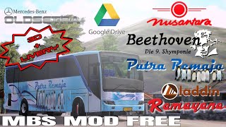 SHARE 3D&LIVERY MOD MOD BUSSID AP OLD SETRA LIVERY RAMAYANA PUTRA REMAJA NUSANTARA ALADIN SHYMPONIE