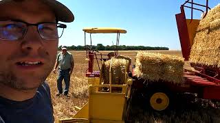 Square Baler Flies Apart, Almost KILLS ME!  Cant Keep NOTHING RUNNING...