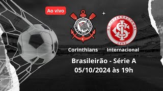 CORINTHIANS X INTERNACIONAL - NARRAÇÃO AO VIVO - CHAMADA - 05/10/24 - 19H