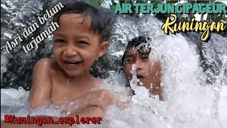 Kuningan explorer - mandi di air terjun cipager