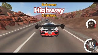 Extreme Highway Crashes | BeamNG Drive