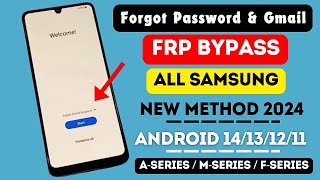 All Samsung Frp Bypass/Unlock 2024 | All Android 12/13/14 Remove Google Account Lock Without Pc 2024