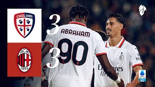 A six-goal draw on the night of Camarda's full debut | Cagliari 3-3 AC Milan | Highlights Serie A