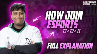 How To Join Competitive BGMI 2025 | How To Become Esports Player in BGMI 2024,2025 | Join Esports