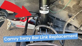 How to Replace Rear Sway Bar Links 2012-2017 Toyota Camry (+how to remove stuck bolts) Full Steps