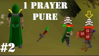 1 Prayer Low Level DDS Pking #2 - OSRS Bounty Hunter