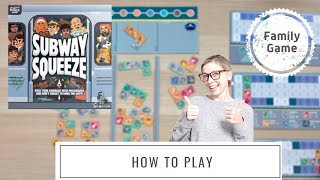 Subway Squeeze | How to Play | Table Top Board Game | Family Board Game | Solo Board Game