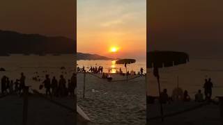 sunset di Kudo beach club pantai Patong Phuket Thailand #shorts