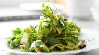 Arugula Apple & Avocado Salad | Green Salad Recipe