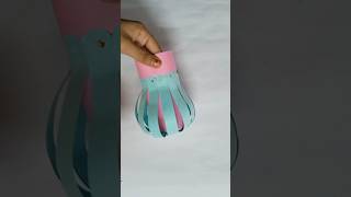 Diy flower 🌺vase making with paper#paper crafts#shorts#yt shorts