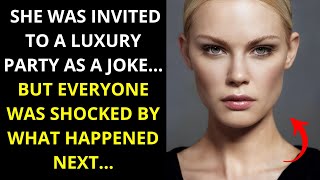 She was invited to a luxury party as a joke... but everyone was shocked by what happened next...