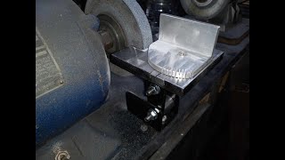 bench grinder tool rest build