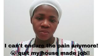 I can't endure it anymore! The pain is too much 😢quit my maid house job#househelp #nigeria in oman