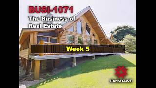 BUSI 1071 Week 5 | Content Lecture with Integrated Videos