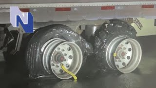 bonehead trucker from NAGEL - Trailer on its Rims!! : Viral