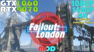 GTX 1060 - RTX 4070 ~ Fallout London Performance Test | 1080P, 1440P & 4K Performance Test