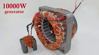 How to generate free energy 220v forever infinity energy magnetic gear self-running machine