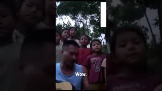 Small kids sang wonderful gospel. #Short. Show some love towards them.