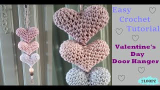 How to crochet Lots of Love Door Hanger