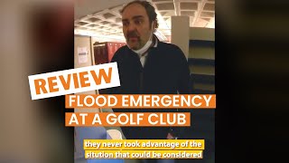 Flood Emergency at a Golf Club in Ontario | Drying Equipment Review